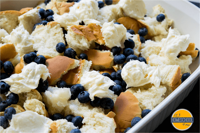 drop dollops of cream cheese mixture in casserole dish drop dollops of cream cheese mixture in casserole dish
