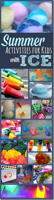 28 Summer Activities with Ice - So many super clever and fun kids activities for kid of all ages. MUST TRY! Add to summer bucket list summer-activities-with-ice