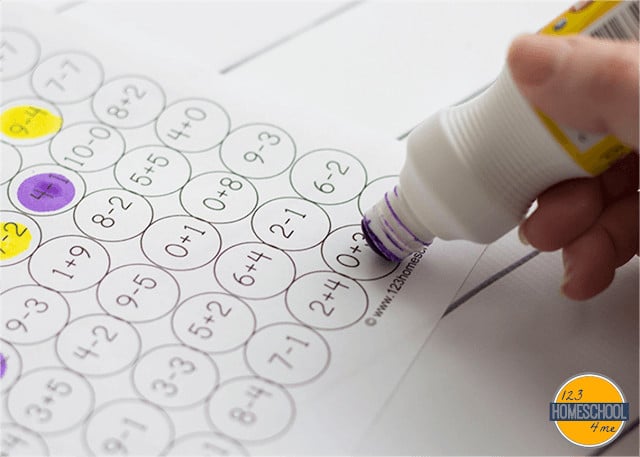 no prep, FREE math worksheets to practice addition and subtraction while revealing hidden mystery pictures. Fun math practice for kindergarten, first grade, 2nd grade, and 3rd graders.