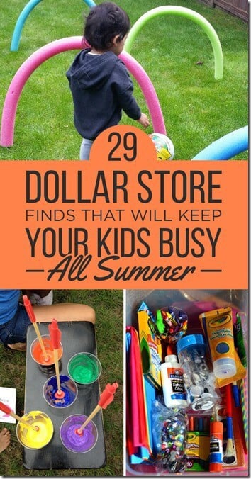 Summer Activities for Kids from the Dollar Store