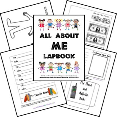 All About Me Lapbook