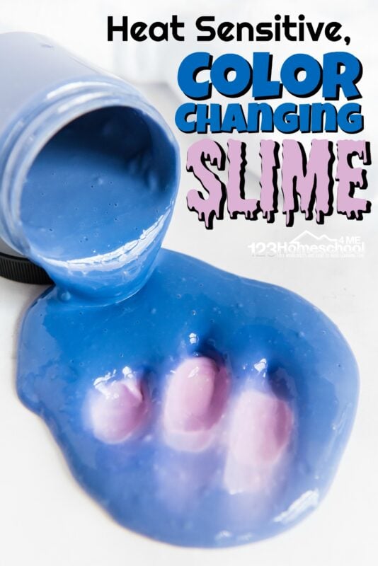 Amazing, Heat-Sensitive Color Changing Slime Recipe for Kids