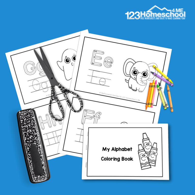 Free ABC Coloring Pages For Kids to Print and Color