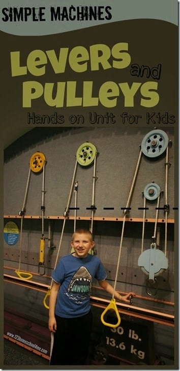Make science come alive as kids learn about levers and pulleys with these fun simple machines for kids lesson.  We've included hands-on levers and pulleys experiment, activities and pulleys and levers examples for preschool, pre-k, kindergarten, first grade, 2nd grade, 3rd grade, and 4th grade students.