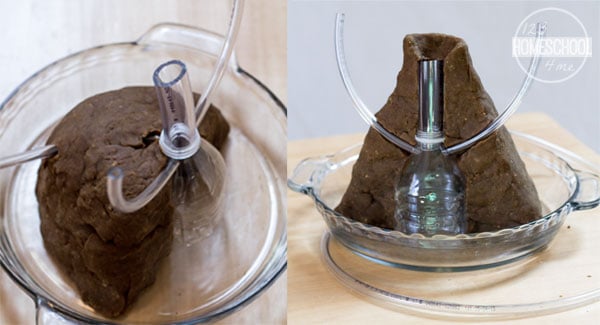 Cover-Magma-Chamber-with-Brown-Play-Dough Cover-Magma-Chamber-with-Brown-Play-Dough