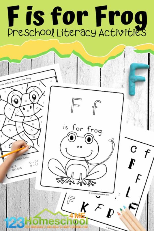f is for frog