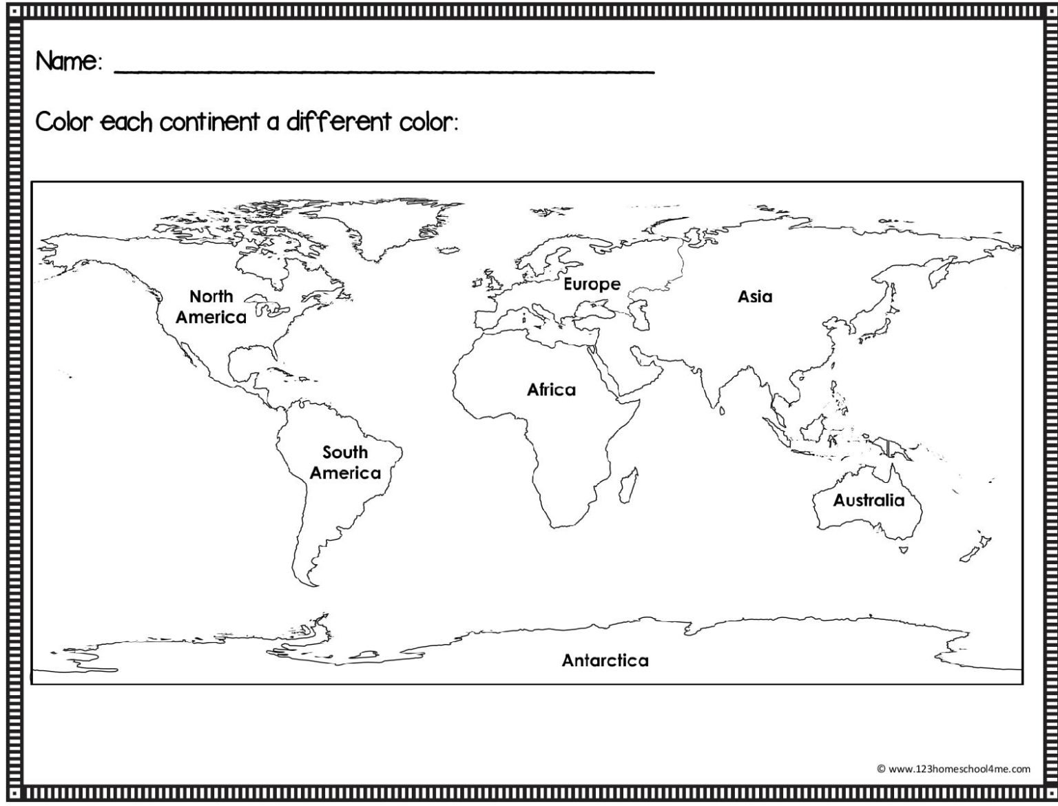 FREE Printable Maps for Kids