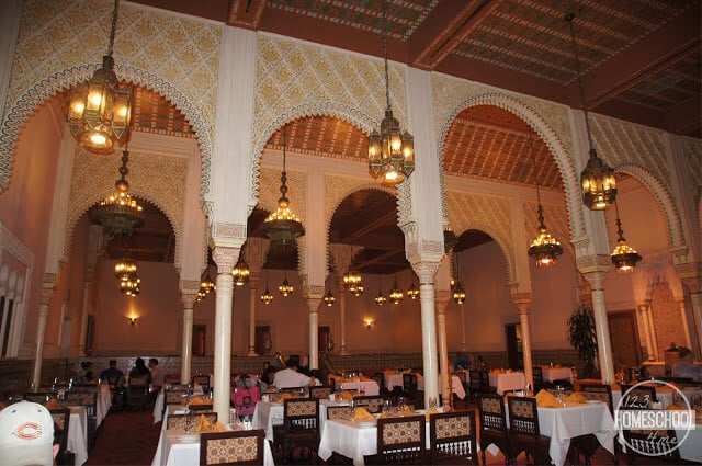 Restaurant Marrakesh in Epcot Disney World Restaurant Marrakesh in Epcot Disney World