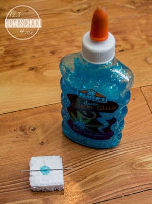 Glue-Needle-to-Styrofoam-to-Make-Compass Glue-Needle-to-Styrofoam-to-Make-Compass