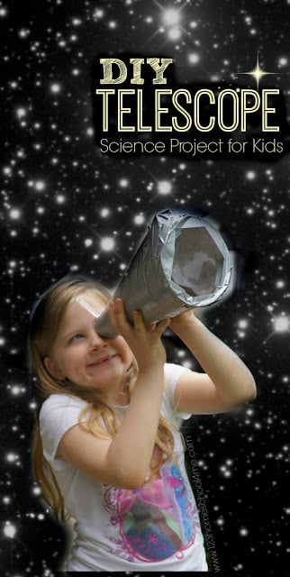 Make your own telescope science project for kids