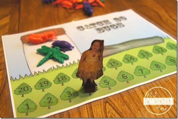 counting game for toddler, preschool, kindergarten