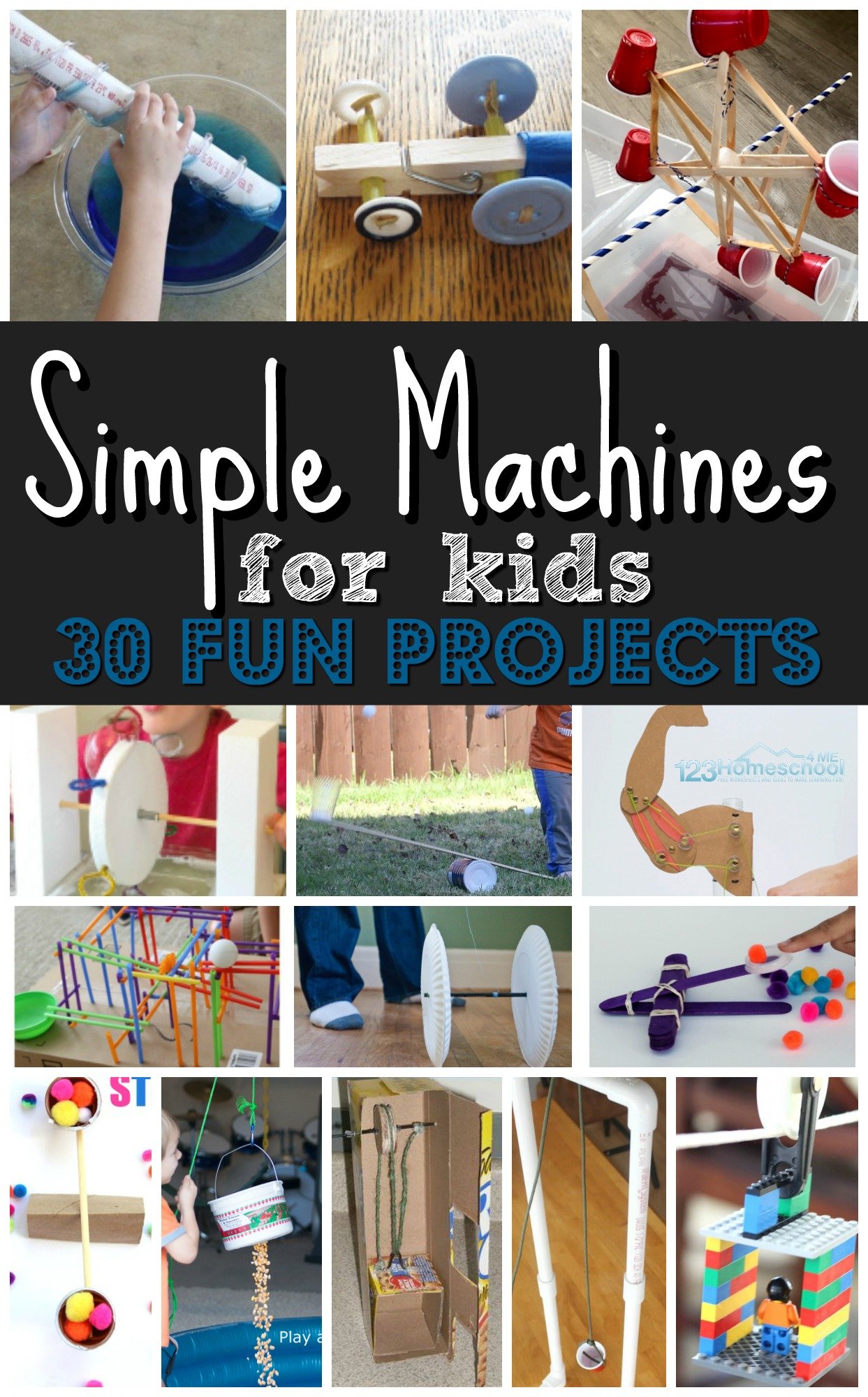 30 Simple Machine Projects for Kids