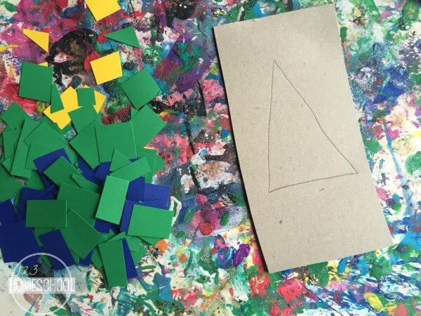 geometry mosaic art project for kids geometry mosaic art project for kids