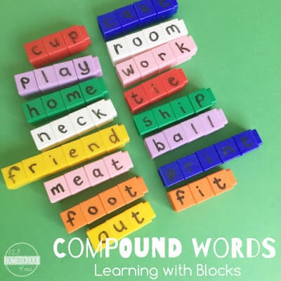 learning compounds words through play with this hands on educational activity learning compounds words through play with this hands on educational activity