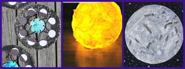 🌒50+ Moon Crafts for Kids and Activities too!