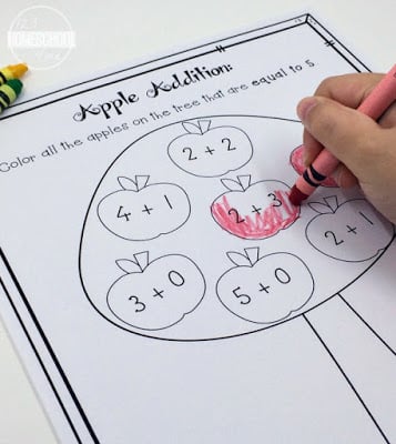Apple Addition Coloring Pages Apple Addition Coloring Pages