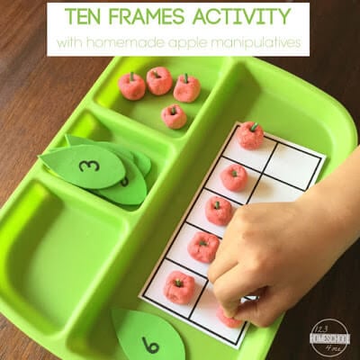 ten frames activity for prek ten frames activity for prek