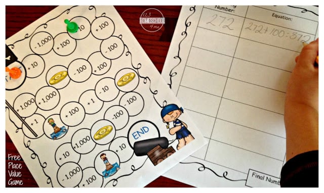 place value - a fun, free printable pirate themed math game to help kids in first grade, 2nd grade, 3rd grade, and 4th grade improve their mental math place value - a fun, free printable pirate themed math game to help kids in first grade, 2nd grade, 3rd grade, and 4th grade improve their mental math