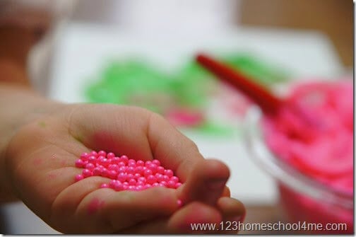 how to make christmas green paint