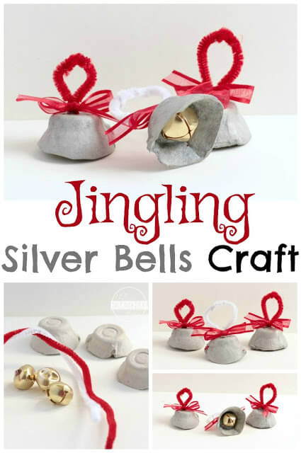 Silver Bells Craft - this is such a fun Christmas craft for kids in toddler, preschool, and kindergarten. Silver Bells Craft - this is such a fun Christmas craft for kids in toddler, preschool, and kindergarten.
