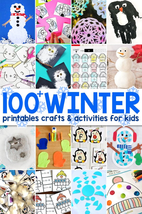Winter Crafts For Kids Free Printables