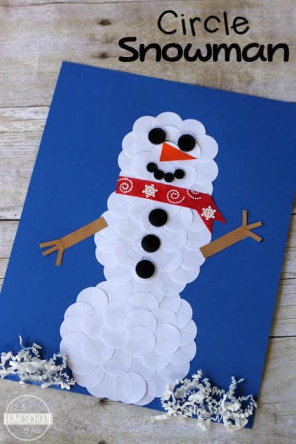  Snowman Crafts for Kids, 10 Pack Christmas Craft DIY