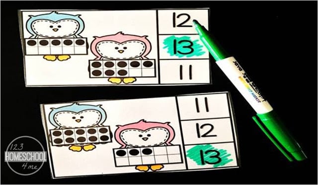 count and clip cards to help preschool, prek, and kindergarten practice counting 11-20 count and clip cards to help preschool, prek, and kindergarten practice counting 11-20