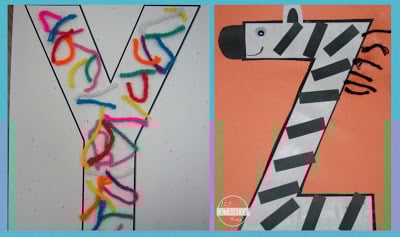 letter y, letter z letter y, letter z