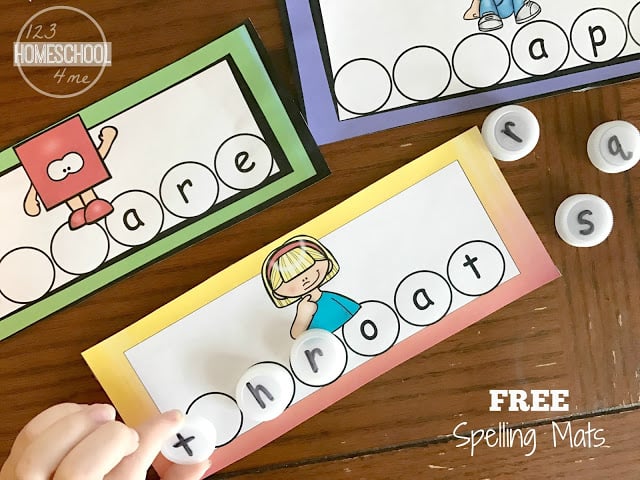 Consonant Clusters free printable spelling mats for first grade and 2nd grade students Consonant Clusters free printable spelling mats for first grade and 2nd grade students