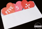 Valentine Hearts Preschool Number Matching