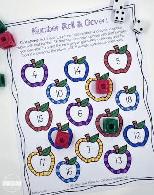 number sense math games for Kindergarten and first grade number sense math games for Kindergarten and first grade