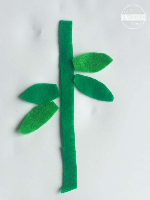 cut out felt stem and leaves and glue to cardstock just under recycled egg carton flower cut out felt stem and leaves and glue to cardstock just under recycled egg carton flower