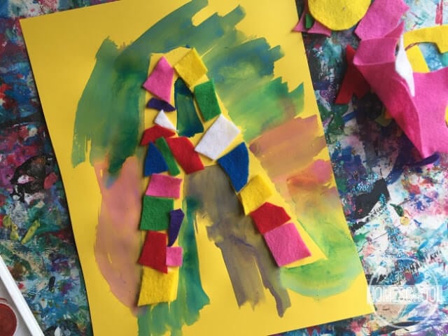 cut pieces of felt and fill in the letter to make an alphabet craft cut pieces of felt and fill in the letter to make an alphabet craft