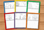 Themed Printable Calendars to Color