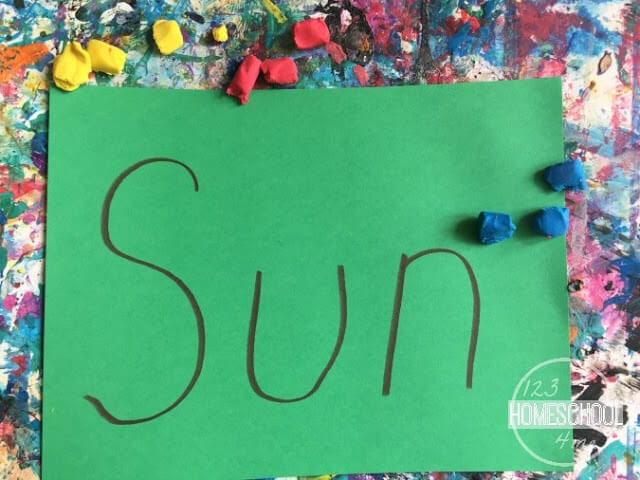 use kid clay to cover the summer words use kid clay to cover the summer words