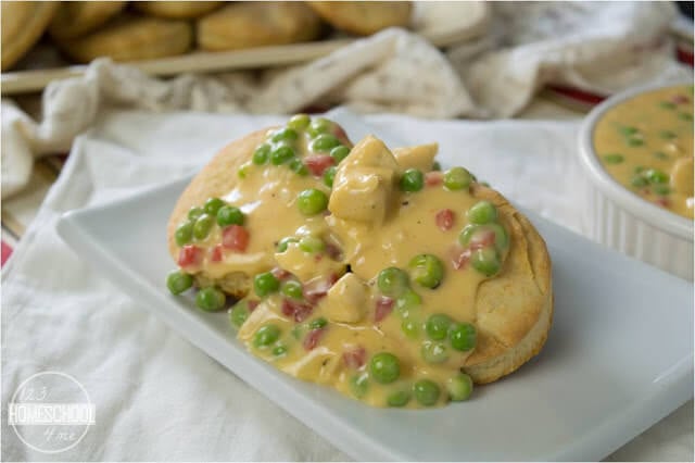 creamed chicken over biscuits creamed chicken over biscuits