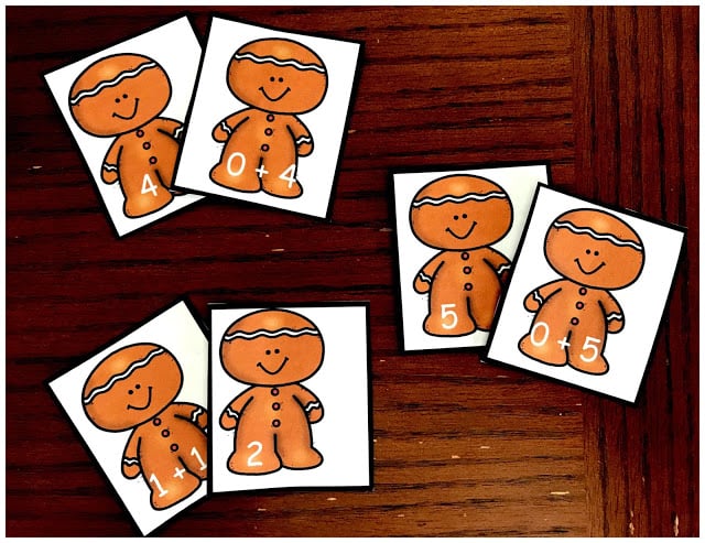 adding within five Christmas match adding within five Christmas match