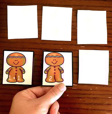 addition game - gingerbread concentration addition game - gingerbread concentration