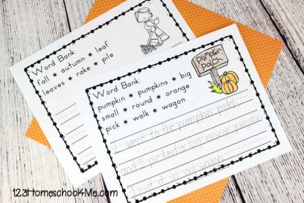 🍂 FREE Printable Fall Writing Prompts for Kids