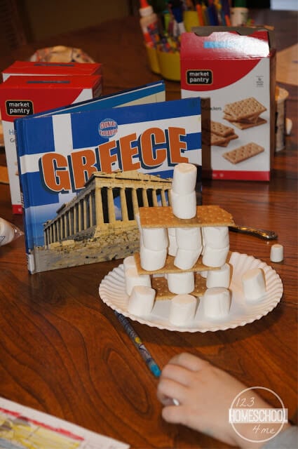 Greece Parthenon Craft for Kids Greece Parthenon Craft for Kids