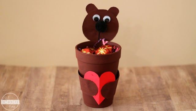 Valentines Day Bear Treat Cup Craft