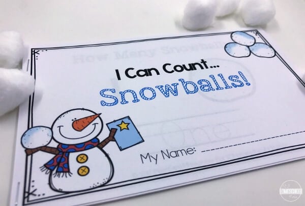 Snowman Count to 10 Snowman Count to 10