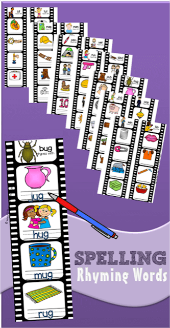 FREE Spelling Rhyming Words - this is such a fun way for kids to see patterns in spelling within word families , rhyming words perfect for preschool, prek, kindergarten, 1st grade FREE Spelling Rhyming Words - this is such a fun way for kids to see patterns in spelling within word families , rhyming words perfect for preschool, prek, kindergarten, 1st grade