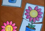 Free Flower Number Names Puzzles