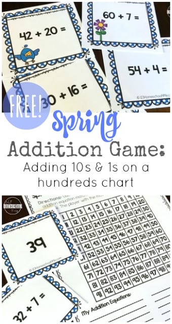 Free of charge Spring Addition Math Online games 123 Homeschool 4 Me graphic about Addition and Subtraction Games Printable called Free of charge Spring Addition Math Game titles 123 Homeschool 4 Me
