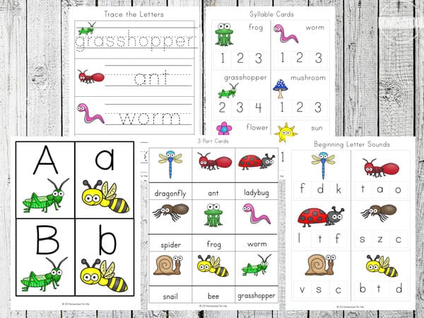 Backyard Critters Printable Pack