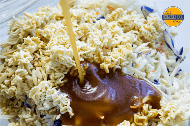 Ramen Noodle Salad Asian slaw salad dressing