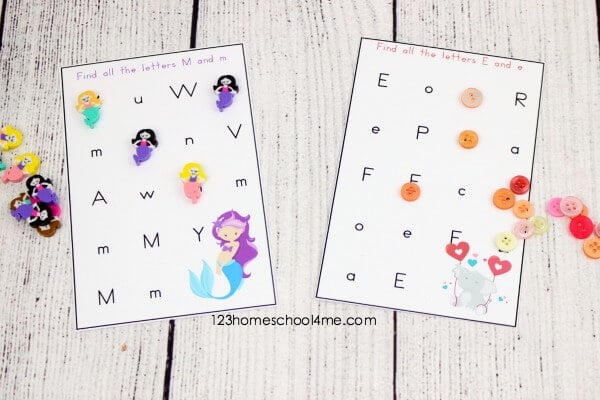 Letter Hunt Free Printables