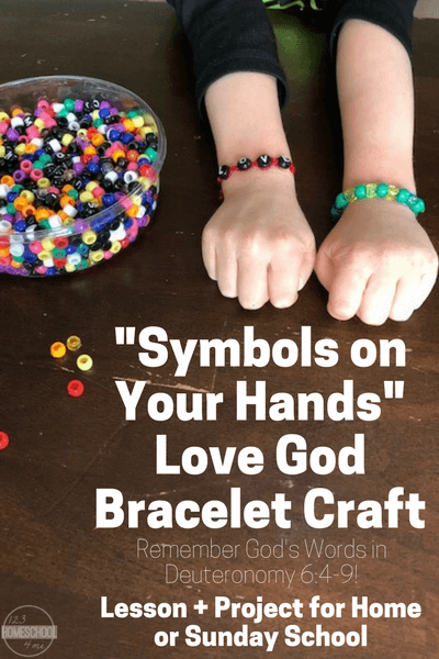 Symbols On Your Hands Love God Bracelet Craft