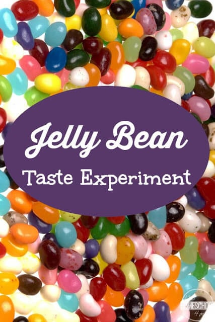 Jelly Beans Senses Science Experiment - this is such a fun way for toddler, preschool, kindergarten, first grade, and 2nd grade kids to learn about taste. This science project is such a fun summer learning activity. jelly-beans-senses-taste-science-experiments